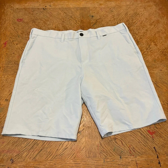 Nike Dri-Fit Hurley Men’s Regular Fit Chino Golf Shorts Size 38 Khaki Tan - Picture 1 of 7